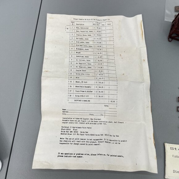 Stewart HO Lehigh Valley 25079 Fishbelly 55 Ton 6 Panel 2 Bay Hopper Train Car - Picture 6 of 12